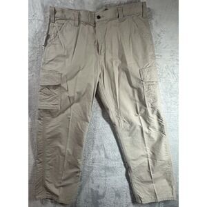 Carhartt Men's Pants Utility Work 38x30 Khaki RN# 14806
